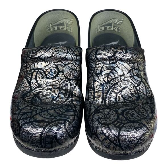 Dansko Women’s XP Professional Grey Black Fossilized Clog Size 42 US 11.5/12 - Picture 7 of 10